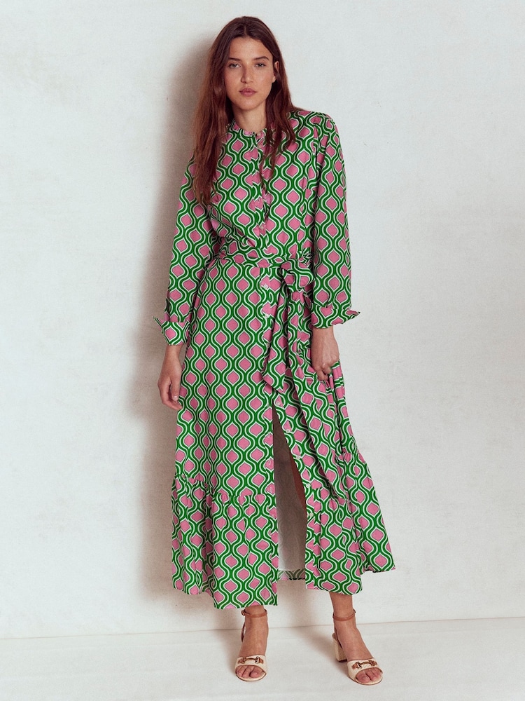 boden tiered shirt dress Buy Boden Green Mia Tiered Shirt Dress from Next USA