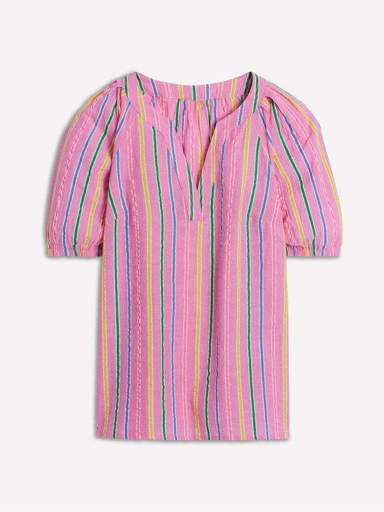 Boden Pink Brooke Cotton Top - Image 6 of 6 Boden Pink Brooke Cotton Top - Image 6 of 6