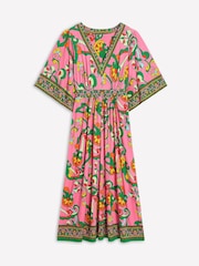 Boden Pink Maya Kimono Jersey Maxi Dress - Image 6 of 6