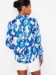 Boden Blue Sienna Linen Shirt - Image 2 of 5