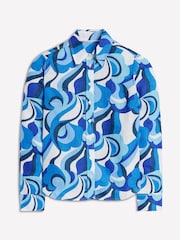 Boden Blue Sienna Linen Shirt - Image 5 of 5