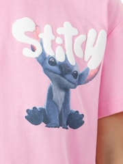 Character Pink Girls Lilo and Stitch Movie T-Shirt - Image 5 of 11