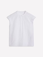 Boden White Double Sleeveless Cloth Top - Image 5 of 5
