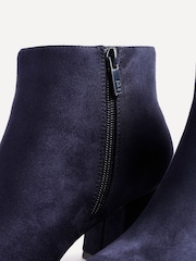Linzi Blue Wide Fit Alba Wide Fit Block Heeled Ankle Boots - Image 4 of 5