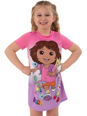 Character Pink Dora The Explorer Nightdress - Image 3 of 10