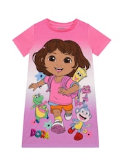 Character Pink Dora The Explorer Nightdress - Image 5 of 10