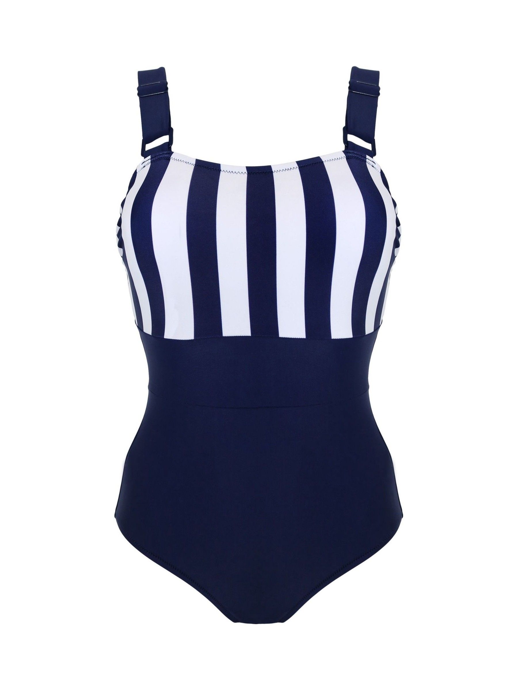 Buy Pour Moi Blue Colour Block Palm Springs Colour Block Tummy Control buy-pour-moi-blue-colour-block-palm-springs-colour-block-tummy-control