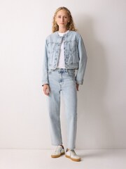 Jigsaw White Portland Vintage Trainers - Image 2 of 7