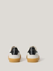 Jigsaw White Portland Vintage Trainers - Image 5 of 7