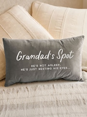 Personalised Fathers Day Velvet Cushion by No Ordinary Gift - Image 1 of 2