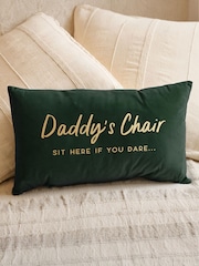 Personalised Fathers Day Velvet Cushion by No Ordinary Gift - Image 2 of 2