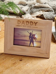Personalised Grandad Wooden Photo Frame by No Ordinary Gift - Image 1 of 2
