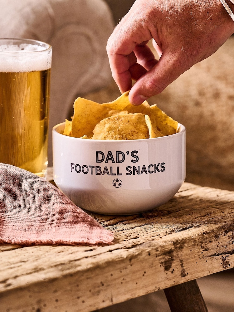 Personalised Dads Snack Bowl by No Ordinary Gift - Image 1 of 3