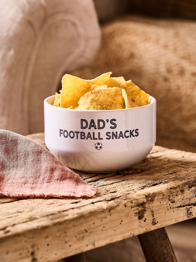 Personalised Dads Snack Bowl by No Ordinary Gift - Image 2 of 3