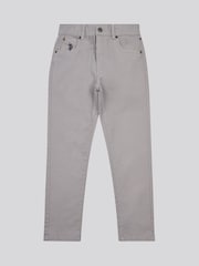 U.S. Polo Assn. Sky Blue Boys Core 5 Pocket Trousers - Image 1 of 5