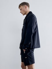 River Island Black Regular Fit Stretch Cargo Shorts - Image 3 of 4