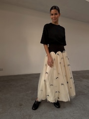 Never Fully Dressed White Bow Monika Skirt - Image 2 of 4
