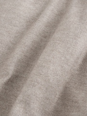 لون محايد - بنطلون بتلبيس قياسي أنيق من القطن المصقول من N. Premium - صورة 10 من 11