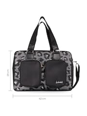 My Babiie Black Leopard Print Deluxe Changing Bag - Image 4 of 4