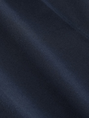 Navy Blue Regular Tapered Fit N. Premium Smart Twin Pleat Chino Trousers - Image 10 of 10