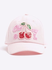 River Island Pink Girls Cherry Cap - Image 2 of 4