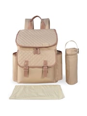My Babiie Blush Backpack Changing Blush Quilted Quilted Bag - Image 1 of 5