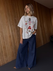 Never Fully Dressed White Ski T-Shirt - Image 3 of 5