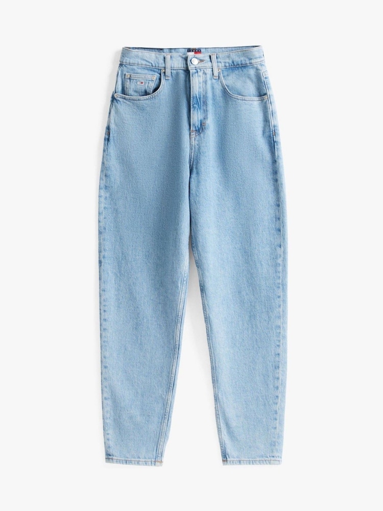 Tommy Jeans Blue Mom Ultra High Rise Tapered Jeans - Image 5 of 5 Tommy Jeans Blue Mom Ultra High Rise Tapered Jeans - Image 5 of 5