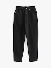 Tommy Jeans Black Mom Ultra High Rise Tapered Jeans - Image 5 of 5
