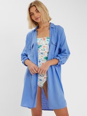 Accessorize Long Sleeve Beach Cover-Up Cover up - Imagem 1 de 4