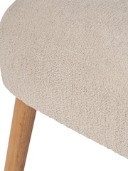 Pacific Brown Sennori Teddy Fabric and Wood Occasional Chair - Image 6 of 6