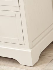 Pacific Grey Croft Linen Pine 5 Drawer Tall Unit - Image 5 of 6