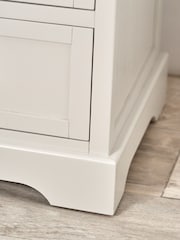 Pacific Grey Croft Linen Pine 6 Drawer Unit - Image 2 of 6