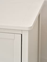 Pacific Grey Croft Linen Pine 6 Drawer Unit - Image 3 of 6