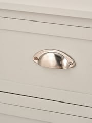 Pacific Grey Croft Linen Pine 6 Drawer Unit - Image 4 of 6