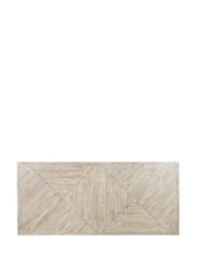 Pacific Black Marca Acacia Wood and Metal 8 Seater Dining Table - Image 5 of 6