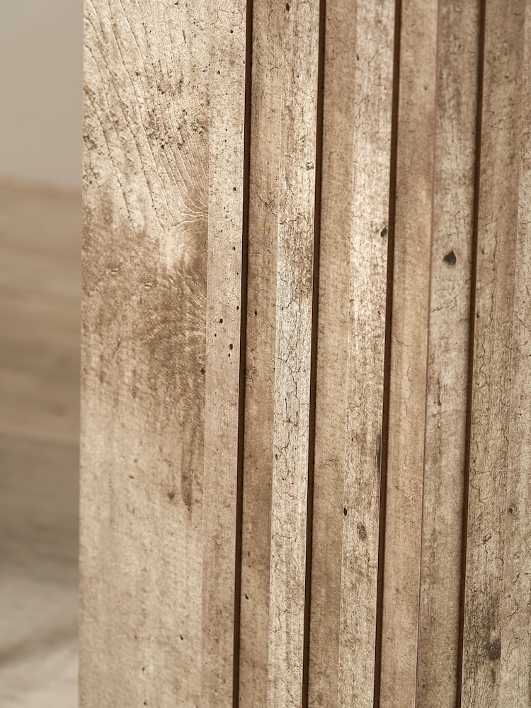 Pacific Grey Elkton Concrete Effect Wood Veneer Side Table - Image 2 of 6