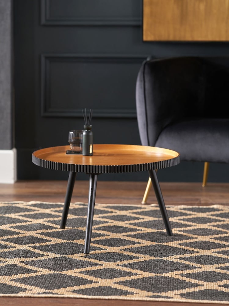 Pacific Natural Hammond Pine Wood Coffee Table - Image 1 of 6