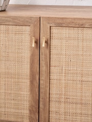 Pacific Natural Henrik Rattan 2 Door Cabinet - Image 2 of 6