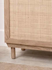 Pacific Natural Henrik Rattan 2 Door Cabinet - Image 3 of 6