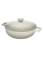 Mary Berry Grey At Home 28cm Cast Aluminium Shallow Casserole Dish - Image 3 of 3