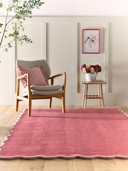 Origin Rug Collection. Coral Lilac Scalloped Elsie Rug - Image 1 of 6