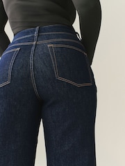 Banlawan - High Rise Stretch Wide Leg Hourglass Jeans - Larawan 4 ng 8