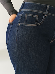 Banlawan - High Rise Stretch Wide Leg Hourglass Jeans - Larawan 5 ng 8