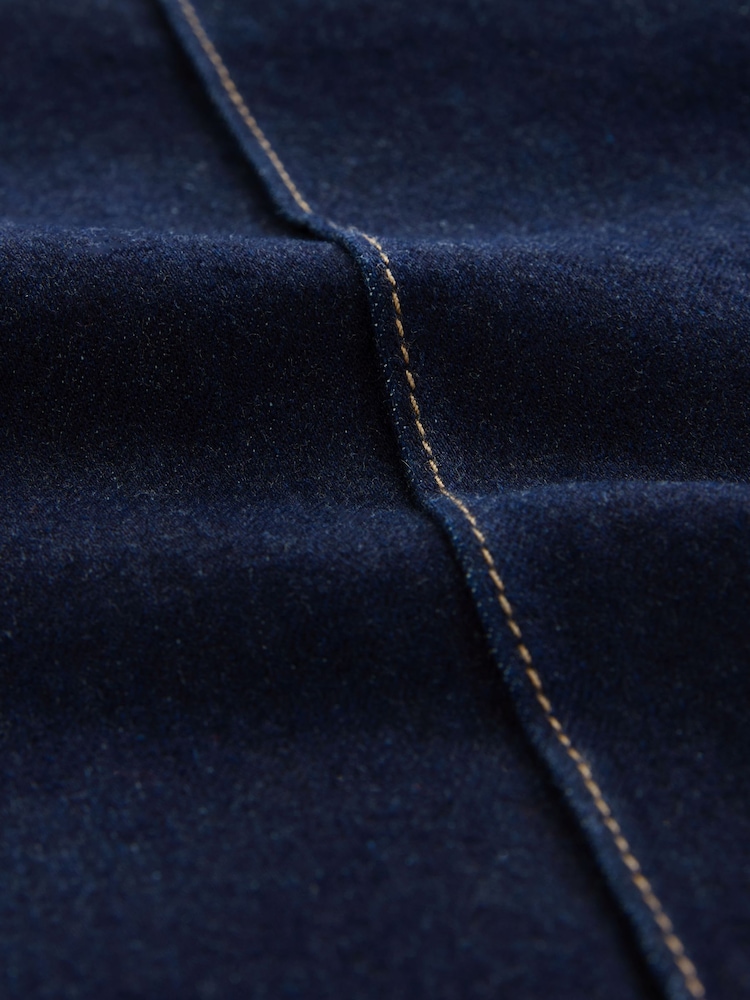 Denim spranega videza - Bootcut kavbojke s srednje visokim pasom - Slika 8 iz 8