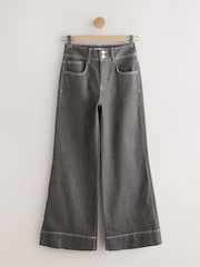 Grey Hourglass High Rise Stretch Flare Jeans - Image 8 of 10