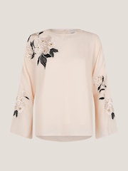 Monsoon Ariah Floral Print Embellished Blouse - Imagen 5 de 5