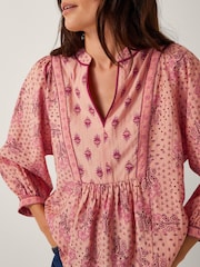 Monsoon Sybil Contrast Print Blouse - Imagen 2 de 5