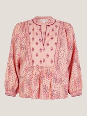 Monsoon Sybil Contrast Print Blouse - Imagen 5 de 5
