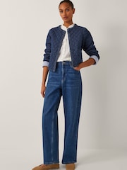 Monsoon Blue Martha Denim Plait Jacket - Image 2 of 4